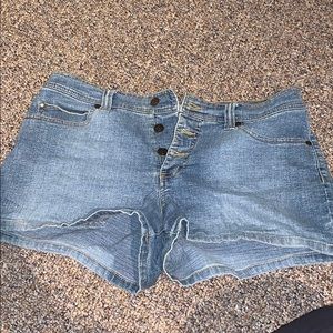 Denim shorts